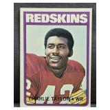 1972 Topps #334 Charlie Taylor Football Card.