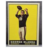 1961 TOPPS #145 GEORGE BLANDA FOOTBALL CARD.