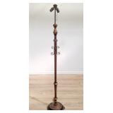 Vintage wood & metal floor lamp