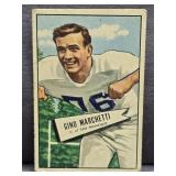 1952 Bowman Small #23 Gino Marchetti Football