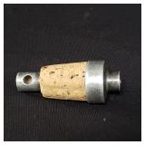 Vintage silver and cork bottle stopper