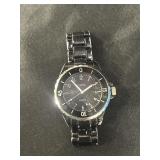 Vintage black quartz  prop watch