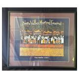 Framed Napa Valley Mustard Festival poster