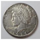 1926-S US Peace silver dollar coin