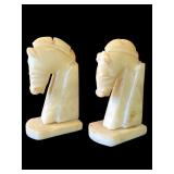 Pair of vintage onyx bookends