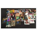 Group of basketball cards, Fleer, Topps, Skybox,