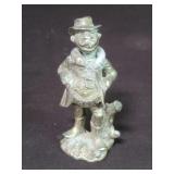 Vintage pewter sculpture