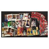 Group of basketball cards, Upper Deck, Topps
