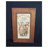 Vintage advertisement print