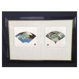 Hisashi Otsuka mixed media print