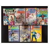 7 vintage Marvel comic books