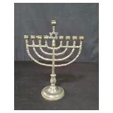Vintage silver plate menorah