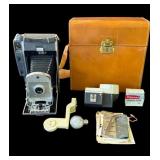 Vintage Polaroid Land Camera with case