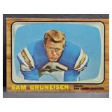 1966 Topps #124 Sam Gruneisen Football Card.