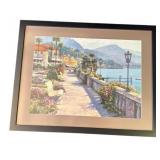 Framed vintage Howard Behrens print