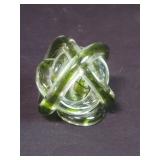 Handblown glass paperweight