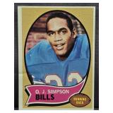 1970 Topps #90 O.J. Simpson Rookie RC Football