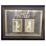 Vintage pictures of Lily nude prints