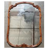 Vintage framed mirror