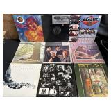 Lot of nine vintage LPs