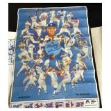 Lot of vintage Dodgers posters