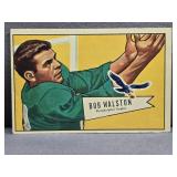 1952 Bowman Large #138 Bobby Walston Football