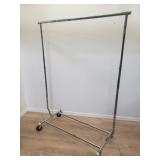 Folding garment rack