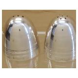 Christofle vintage silver plated pair of dome