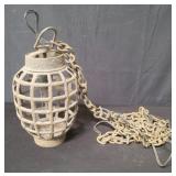 Antique cast iron lantern