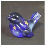 Fenton glass bird paperweight