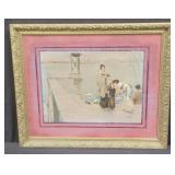 " A kiss " by L. Alma Tadema / op cccxIi,vintage