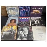 Lot of nine vintage LPs