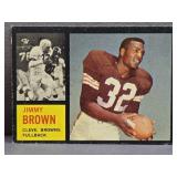 1962 Topps Football #28 Jim Brown Card.