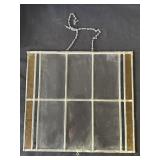 Vintage stained glass panel