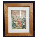 Vintage framed print
