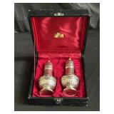 Vintage Cornbell & Co silver plated salt &