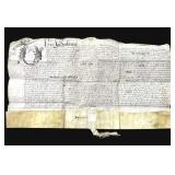 Stilwell Family Estate antique 1621 legal document