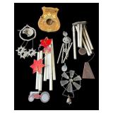 Lot of 6 vintage wind chimes