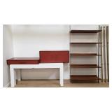 West Elm 6-piece shelving unit, as is