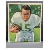 1950 Bowman #23 STEVE VAN BUREN Football Card.