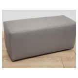 Modern leather bench