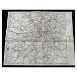 Vintage London Military map