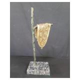 Signed Dali and numbered 7/350 bronze sculpture