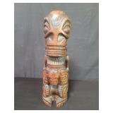 Vintage Tiki style carved wood sculpture