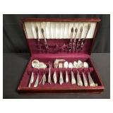 Collection of 82 Community silver plate flatware