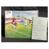 Signed Limited edition Joe Montana First and Ten