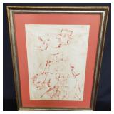 Signed Jovan Obican oil painting