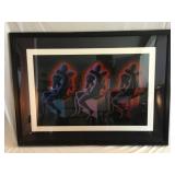 Mark Kostabi signed silkscreen print