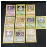 Group of vintage Pokémon cards