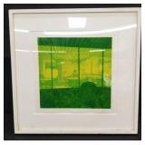 Pencil signed silk screen